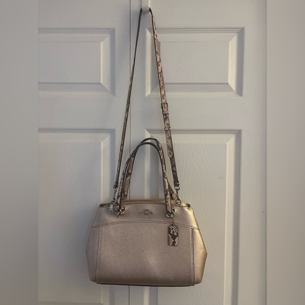 Coach Metallic Shoulder Bag